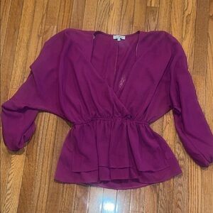 Elegant Women's Purple Blouse